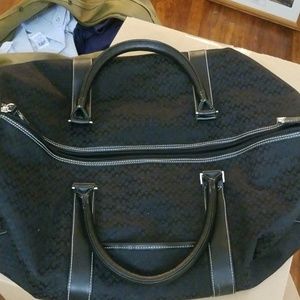 Black overnight bag